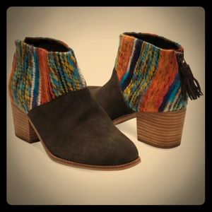 TOM’S Leila Suede & Yarn Bootie